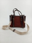 Vorschaubild 2 von Henkeltasche Braun Goldfarbene Details Umhängetasche