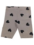 Vorschaubild 1 von Leggings Radlerhose Herz Muster Gr. 104 Grau