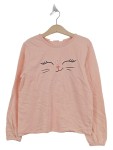 Vorschaubild 1 von Sweatshirt Katze Gr. 122 Rosa Langarm Mädchen