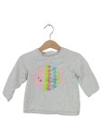 Vorschaubild 1 von Sweatshirt Gr. 80 grau Fisch Applikation
