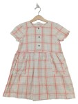 Vorschaubild 1 von Sommerkleid Gr. 116 kariert rosa gelb Taschen