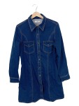 Vorschaubild 1 von Jeanskleid Gr. 40 Denim Hemdkleid Langarm Blau
