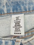 Vorschaubild 3 von Mom Jeans Gr. 38 Hellblau High Waist Denim