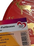 Vorschaubild 5 von Zier-Faltboxen Rentier 10 Stück Rot Gold Weihnachten Geschenkbox