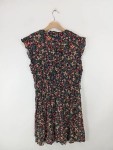 Vorschaubild 2 von Sommerkleid Blumenmuster Dunkelblau Gr. 44