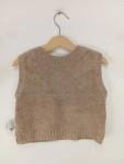 Vorschaubild 2 von Leichte Weste Kinder Gr. 80 Beige Polyester Casual Ärmellos Alltag