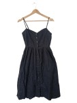 Vorschaubild 1 von Sommerkleid Gr. 36 Schwarz Knöpfe Trägerkleid A-Linie
