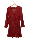 Vorschaubild 1 von Blusenkleid Gr. 36 Rot Leopardenmuster Animal Print