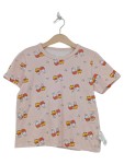 Vorschaubild 1 von T-Shirt Kinder Gr. 110 Rosa Baumwolle Tiermotive Charmant Kurzarm Alltag