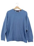 Vorschaubild 1 von Pullover Blau Gr. 56 Baumwolle Logo