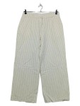 Vorschaubild 1 von Stoffhose gestreift Leinen Damen Größe 42 beige weit