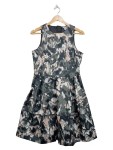 Vorschaubild 1 von Festliches Cocktailkleid Gr. 40 Schwarz Abstrakt
