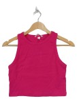 Vorschaubild 1 von Pink Ribbed Crop Top Größe 38 M
