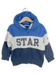 Vorschaubild 1 von Kapuzenpullover Gr. 110 blau-weiß STAR Schriftzug