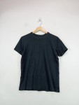 Vorschaubild 4 von T-Shirt Damen Schwarz Gr. 40/L Baumwolle Basic Kurzarm Alltag