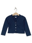 Vorschaubild 1 von Strickjacke Gr. 92 dunkelblau Knopfleiste