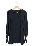 Vorschaubild 1 von Bluse Langarm Schwarz Gr. 36 Elegant