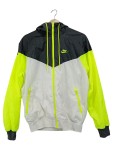 Vorschaubild 1 von Windjacke Damen Gr. 34 XS Schwarz Weiß Neon Gelb Kapuze Reißverschluss