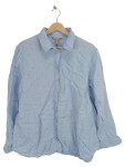 Vorschaubild 1 von Hemdbluse Damen Leinen hellblau Gr. 40 L Casual Sommerbluse