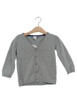 Vorschaubild 1 von Strickjacke Grau Cardigan Baumwolle Gr. 86