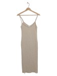 Vorschaubild 1 von Trägerkleid beige Strukturkleid Sommerkleid Gr. 36 S