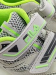 Vorschaubild 3 von Sneaker low Kinder Schuhe grau grün Klettverschluss Gr. 30