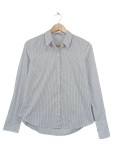 Vorschaubild 1 von Hemdbluse gestreift blau weiß Langarm Bluse Gr. 36