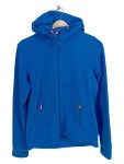 Vorschaubild 1 von Fleecejacke Damen Blau mit Kapuze Gr. 38 M Sportlich Reißverschluss