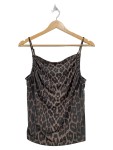 Vorschaubild 1 von Top Spaghettiträger Leo-Muster Animal Print Braun Gr. 38 M