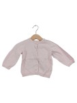 Vorschaubild 1 von Strickjacke rosa meliert Gr. 74 Baumwolle Baby Mädchen