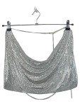 Vorschaubild 1 von Clutch Tasche Silber Pailletten Optik Abendtasche Glamourös Party