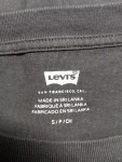 Vorschaubild 3 von T-Shirt Schwarz Damen Gr. 36 S Logo Tape Ärmelstreifen Baumwolle