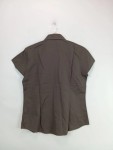 Vorschaubild 2 von Damen Hemdbluse Kurzarm Grau Gr. 40 L Business