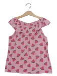 Vorschaubild 1 von Top Mädchen Gr. 128 rosa Wassermelonen Muster Sommer Shirt