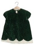 Vorschaubild 1 von festliches Kleid dunkelgrün Spitze Blumen Gr. 110