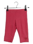 Vorschaubild 1 von Leggings Capri Hose Mädchen Rot Gr. 98 mit Schleife