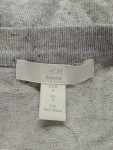 Vorschaubild 3 von Damen Strickjacke Cardigan Grau Meliert Gr. 36 S Feinstrick Knopfleiste