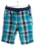 Vorschaubild 1 von Shorts kariert blau weiß Gr. 164 Baumwolle Jungen Sommerhose