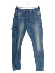 Vorschaubild 1 von Cargohose Jeans Blau Regular Fit Gr. 170 Baumwolle