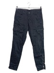 Vorschaubild 1 von Damen Cargohose Schwarz Gr. 27 W27 S Reißverschluss Bein Cargonose