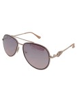 Vorschaubild 1 von Sonnenbrille Pilotenbrille Roségoldfarben Lila Gläser Damen