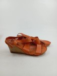 Vorschaubild 2 von Sandalen Riemchensandalen Damen Braun Leder Wedges Gr. 38