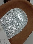 Vorschaubild 3 von Plateausandalen Pantoletten Silber Metallic Gr. 40 Neu