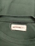 Vorschaubild 2 von Body Langarm Dunkelgrün Rippstrick Gr. 40 L
