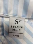 Vorschaubild 3 von Nachthemd Damen Blau Weiss Gestreift Gr. 36 S