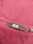 Vorschaubild 1 von Bluse Damen Rot Gr. 34/XS Baumwolle Casual 3/4-Arm Freizeit Falten