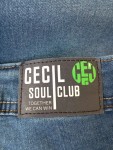 Vorschaubild 3 von Jeans Straight Leg Damen Blau Größe 33 Used Look