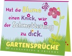 Vorschaubild 2 von Postkartenbuch Gartensprüche Blumen Schmetterling lustig