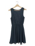Vorschaubild 1 von Sommerkleid schwarz mit Stickerei Gr. 38 Damen Kleid ärmellos