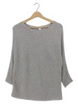Vorschaubild 1 von Langarmshirt Damen Gr. 34 XS Grau Rippstrick Pullover Casual